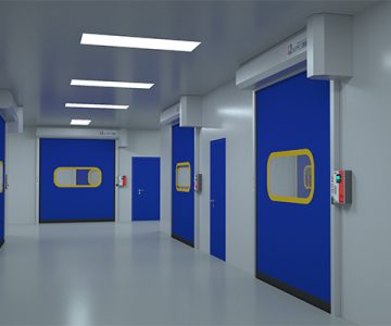 clean room pvc door