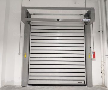 aluminum high speed spiral door