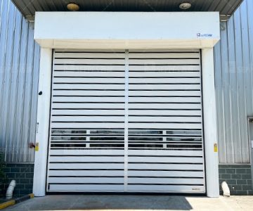 high speed spiral door