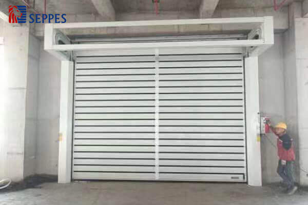 insulated spiral doors