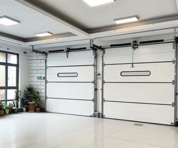 portes de garage sectionnelles commerciales