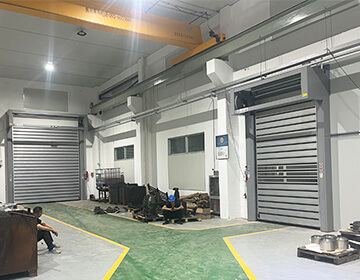 high speed spiral door