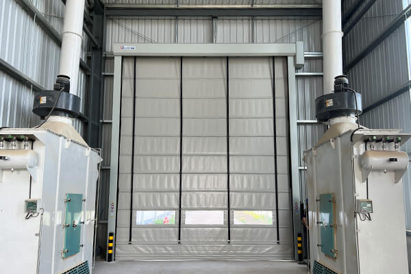 high speed stacking door
