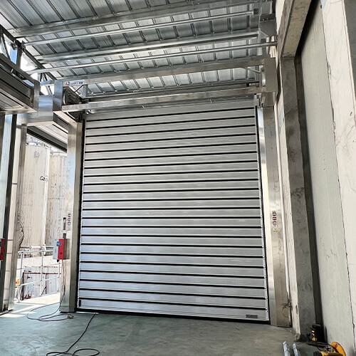 high speed spiral door