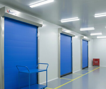 high speed cold storage door pic