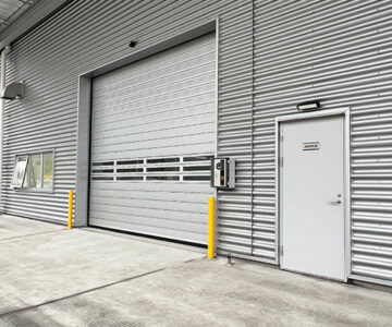 aluminum high speed spiral doors pic