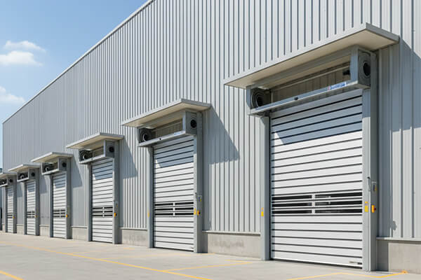 aluminum high speed spiral doors pic