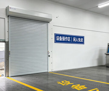aluminum industrial shutter doors pic