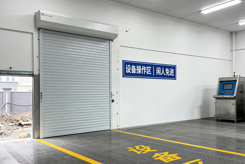 aluminum industrial shutter doors pic