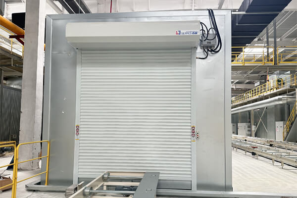 aluminum industrial shutter doors pic