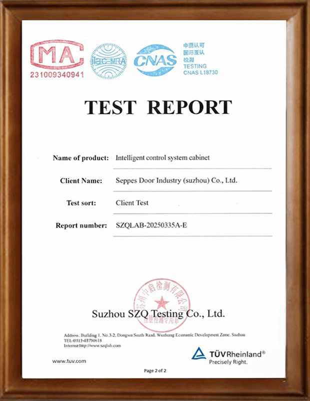 seppes certificate pic