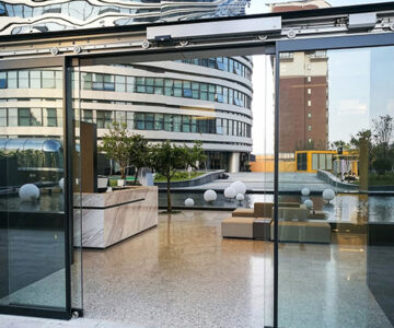 automatic swing door system pic