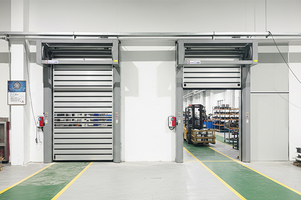 aluminum rigid high speed rolling doors pic