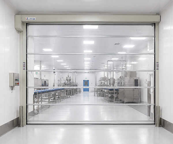 clear pvc high speed rolling door pic-application