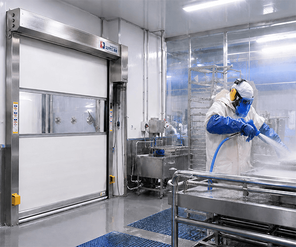 THAI UNION seafood processing plant door project in Thailand