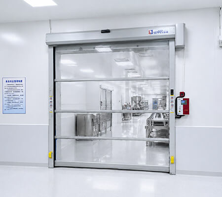 clear pvc roll up door pic