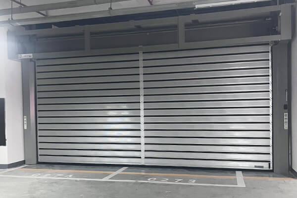high speed parking garage doors